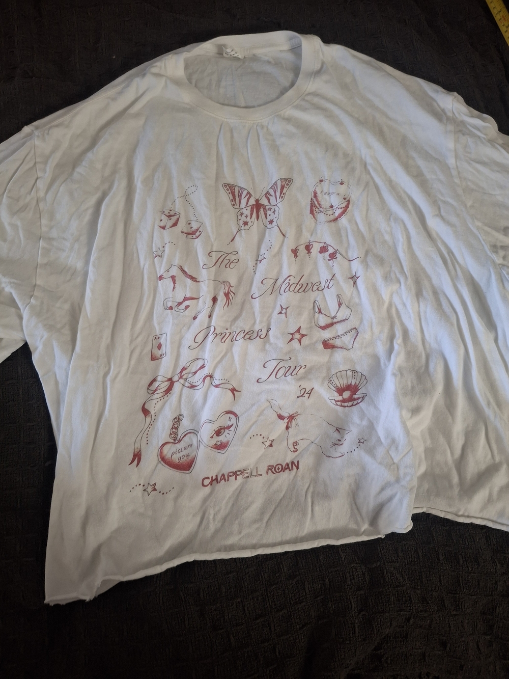 White Graphic Tee - Midwest Princess Tour
